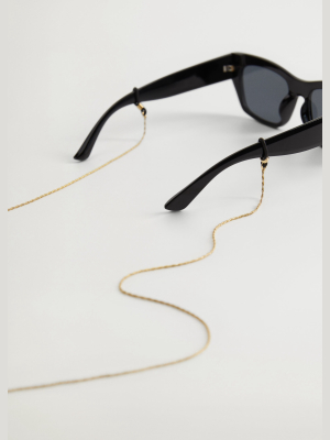 Sunglasses Metallic Chain