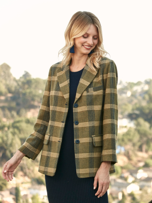 Enola Holmes Plaid Jacket