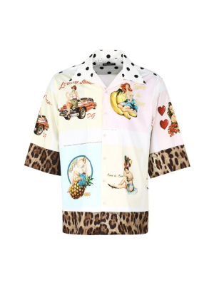 Dolce & Gabbana Graphic Print Short-sleeve Shirt