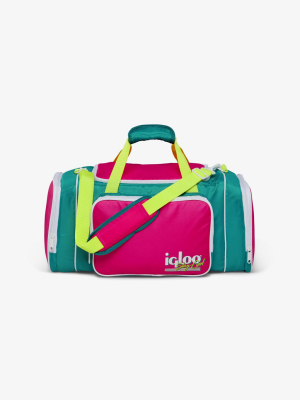 Retro Duffel Bag Cooler