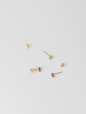 Mini Marquise Earring / 14k Yellow Gold