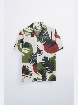 Leaf Print Shirt