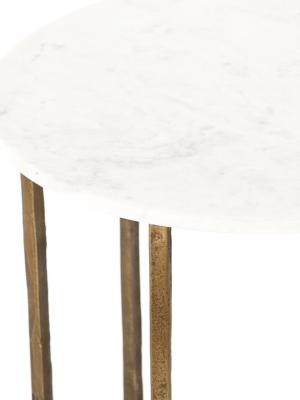 Naomi Marble End Table