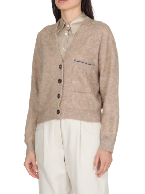 Brunello Cucinelli V-neck Knit Cardigan