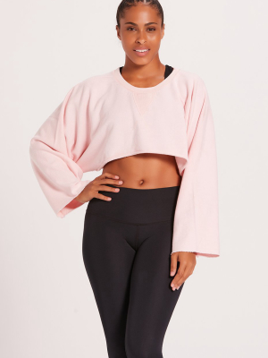 Crop Sweatshirt - Ballet