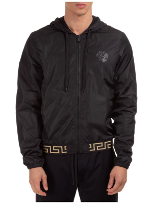 Versace Greca Front-zip Jacket