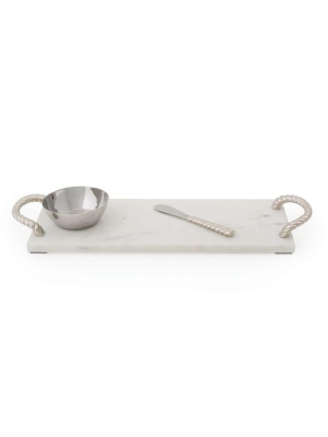 Twist  Hors D'oeuvre Board W/ Knife