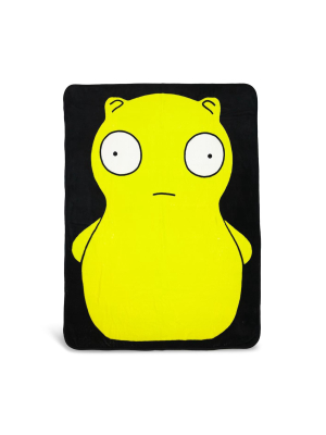 Surreal Entertainment Bobs Burgers Kuchi Kopi Fleece 45x60 Blanket