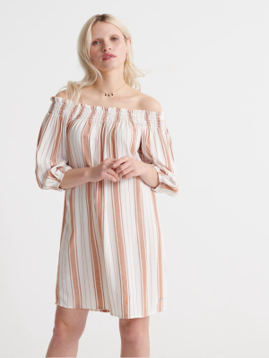 Desert Off Shoulder Dress