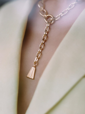 Ridge Pyramid Clip-on Pendant