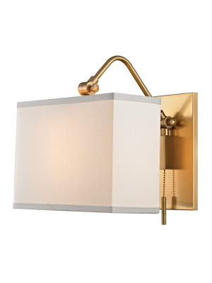 Leyden 1 Light Wall Sconce