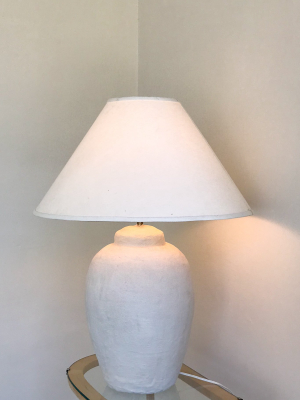 Natural Earth Plaster Lamp - Medium