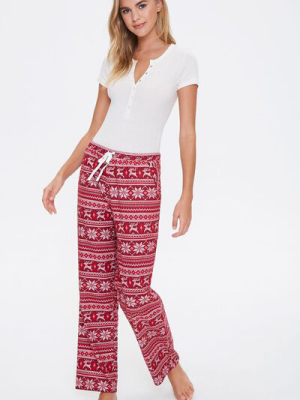 Fair Isle Pajama Pants