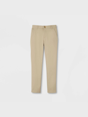 French Toast Young Men's Uniform Chino Shorts - Khaki