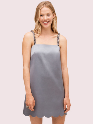 Pearl Pavé Shift Dress