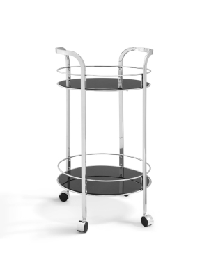 Girard Cart Chrome Silver - Powell Company