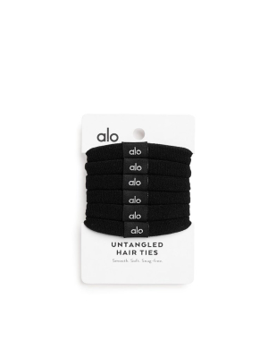 Untangled Hair Tie 6-pack - Black
