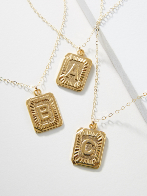 Whim Monogram Pendant Necklace