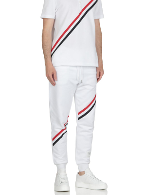 Thom Browne Rwb Stripe Jogger Pants