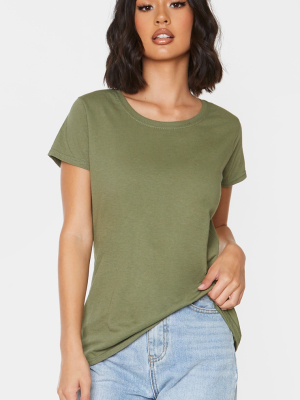 Olive Fitted T Shirt