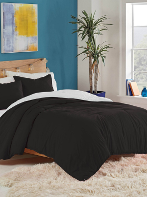 Utica® Solid Reversible Comforter Set