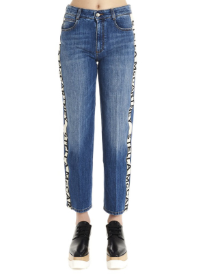 Stella Mccartney Logo Tape Jeans