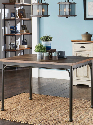 48" Ramona Dining Table Brown - Inspire Q