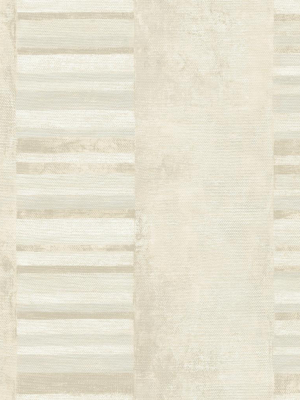 Judson Wallpaper In Grey And Neutrals From The Metalworks Collection By Seabrook Wallcoverings