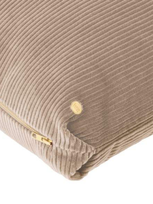 Corduroy Cushion Beige