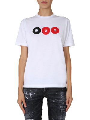 Dsquared2 Logo Print Crewneck T-shirt