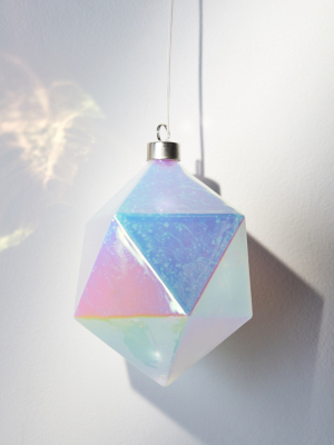 Moma Led Glass Prism Christmas Ornament