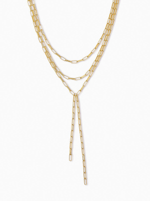 Triple Layer Chain Necklace