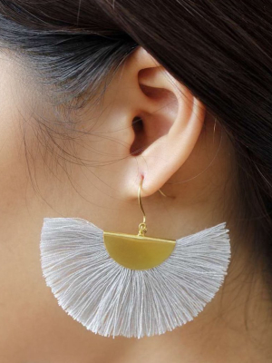 Half Moon Fan Earrings