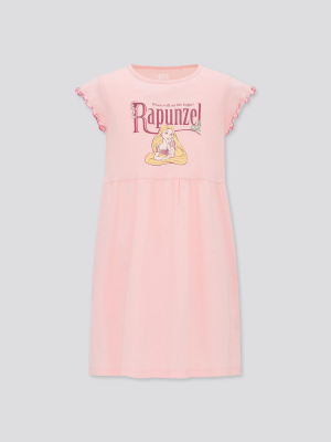 Girls Disney Princess Songs Short-sleeve Dress