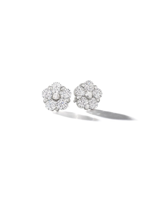 Anzia Flower Diamond Studs - Xxl