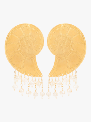 Shell Fringe Earrings