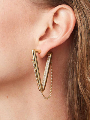 Gold Magnetic Vera Earrings