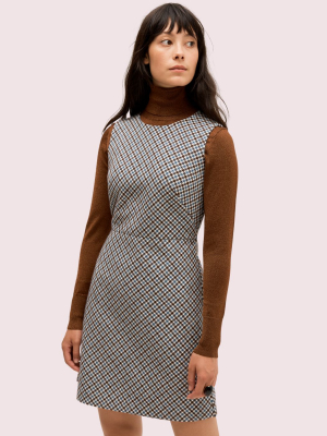 Pop Houndstooth Dress