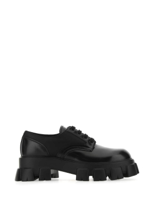 Prada Monolith Lace-up Shoes