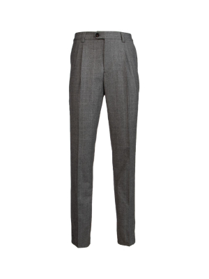 Brunello Cucinelli Checked Tailored Pants