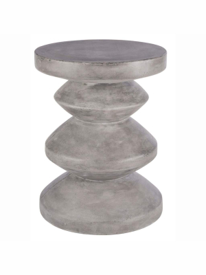 Athen End Table, Anthracite Grey