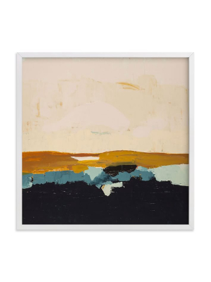 Minted For West Elm - Yellow Seascape