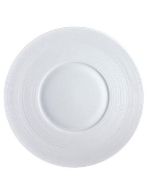 Hemisphere White Salad Plate