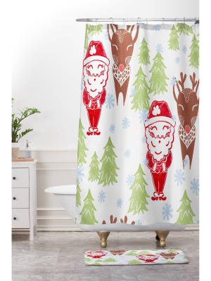 Best Bros From The North Pole Shower Curtain - Deny Designs