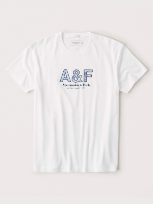 Embroidered Logo Relaxed Tee