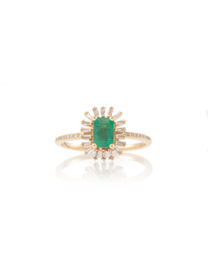 Linnea Emerald Ring