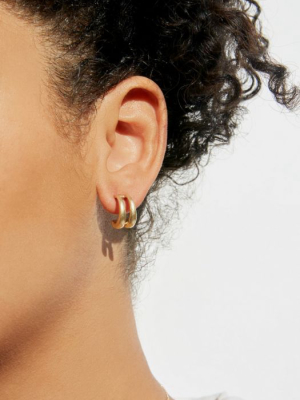 Small Cuff Hoop Earring