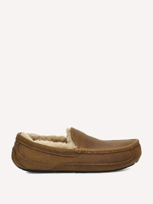 Ugg Men's Ascot Matte Leather Slipper