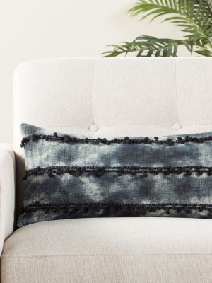 Jaipur Living Fera Ombre Indigo/ White Down Throw Pillow