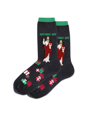 Women's Birthday Boy Crew Socks